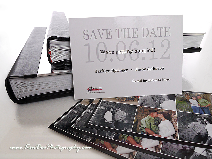 Save the Date cards and guest signin books for 2012